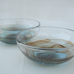 手づくりガラス　水の環　ボール（S） 2枚目の画像