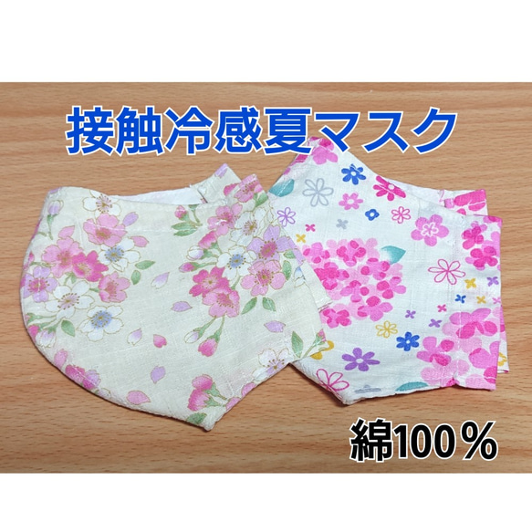 【夏マスク】女性用立体型マスク（フィルターポケット付き）【送料無料】 1枚目の画像