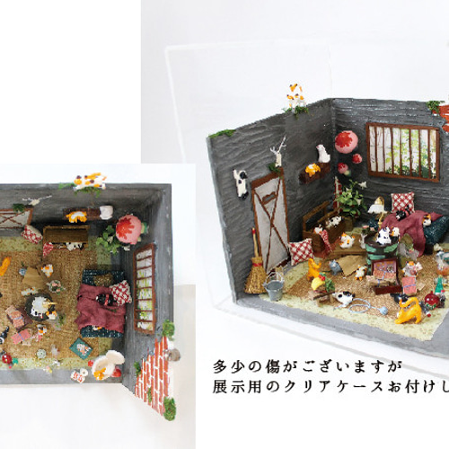 猫のミニチュア・ドールハウス『ねこの秘密基地』 その他インテリア