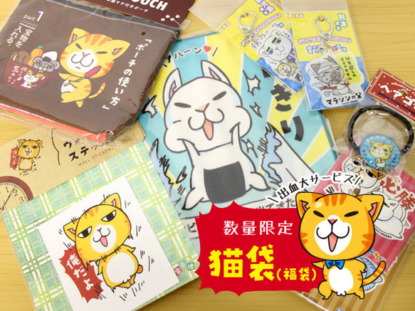 ¥4785→¥1980　　猫袋（福袋）ミニ　数量限定！ 1枚目の画像