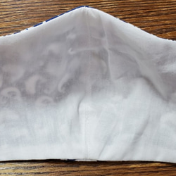 ✰︎和柄 かわいい おしゃれ✰︎ 立体 綿100％  夏用 布マスク 耳ゴム ノーズフィッター フィルターポケット付き 2枚目の画像