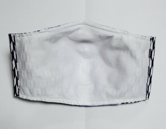 ✰︎和柄☆Wガーゼ使用✰︎立体 綿100％ 布マスク 2枚目の画像