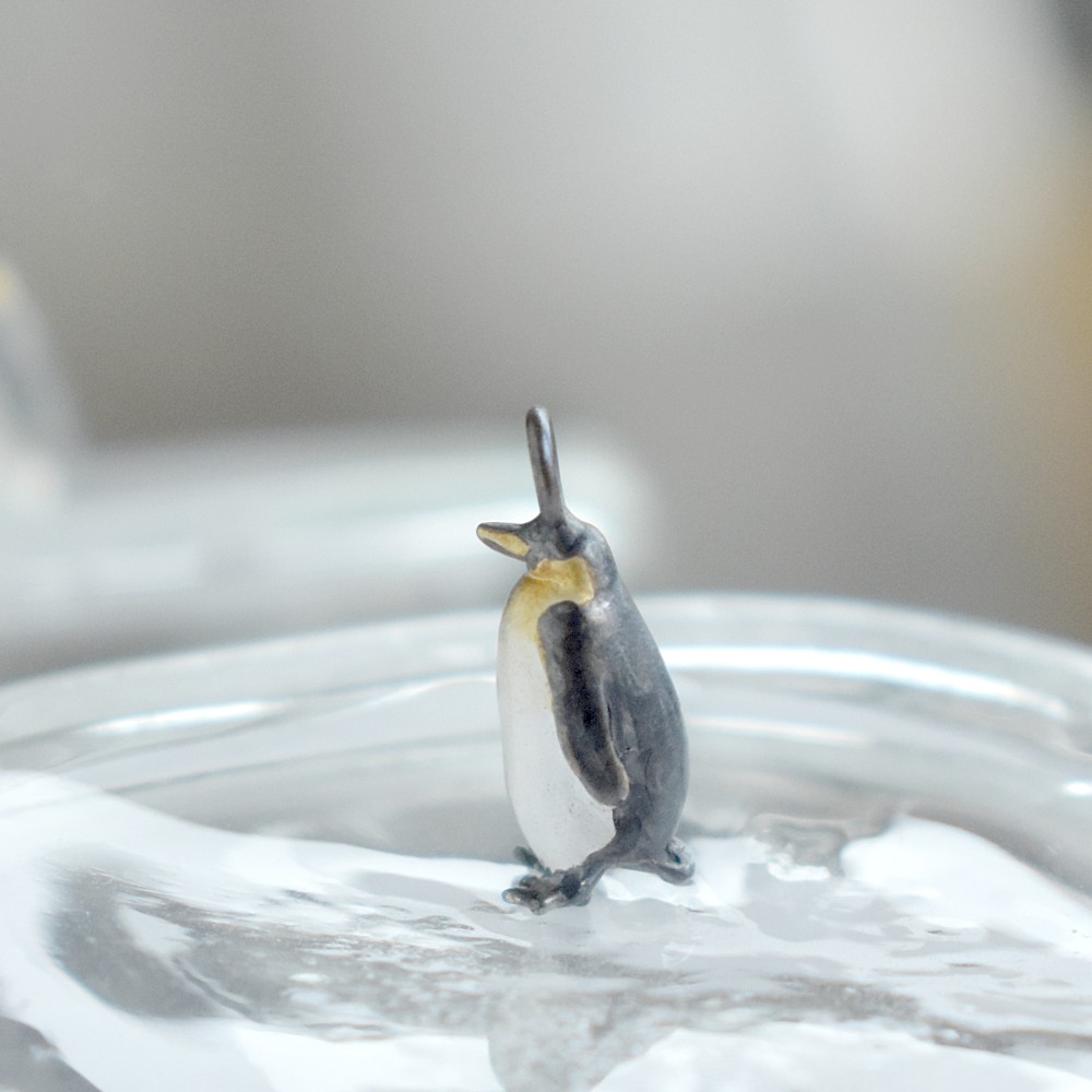 コウテイペンギン　ネックレス・ピアス・リング
