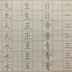 1年生で習う漢字練習　オプションあり 1枚目の画像