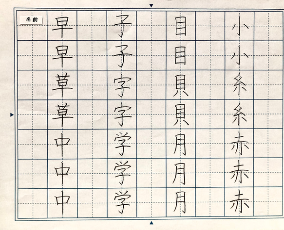 1年生で習う漢字練習　オプションあり 4枚目の画像