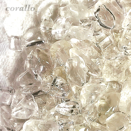 ヒマラヤ水晶 さざれ石(大粒) 100g 天然石 corallo______ 通販 ヒマラヤ水晶 さざれ石(大粒) 100g 天然石 corallo______ 通販