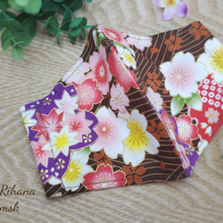 再販10・在庫要確認!【3個300yen】選べる 小さなマスクチャーム 花