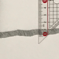 マスクゴムひも代用品　Tシャツニットヤーン　5m コットン無地 杢グレー 灰色 3枚目の画像