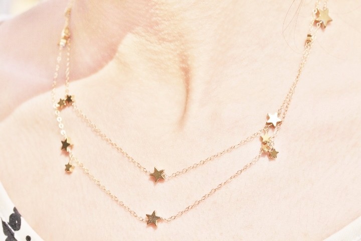 送料無料　14kgf  ミルキーウェイロングネックレス