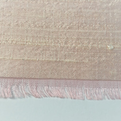 立体マスク Ⓒ【インドシルク(powder-pink)】フィルターポケット付き 8枚目の画像