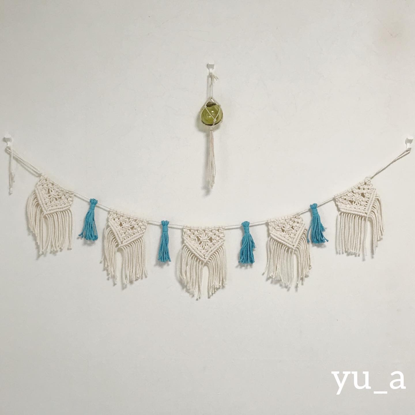 マクラメガーランド☆のれん☆タペストリー ガーランド IL FARO