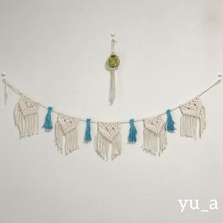 マクラメ　ガーランド　のれん マクラメガーランド☆のれん☆タペストリー ガーランド IL FARO 通販