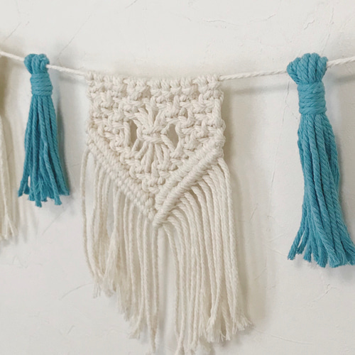 マクラメガーランド☆のれん☆タペストリー ガーランド IL FARO