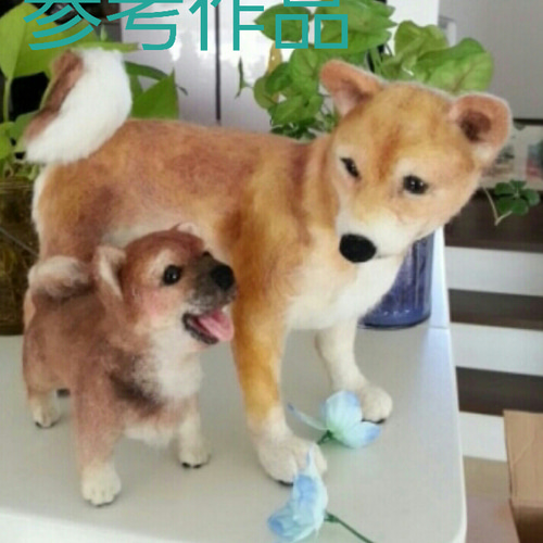 羊毛フェルト犬 羊毛フェルト犬注文 受注犬人形 メモリアル ペットロス