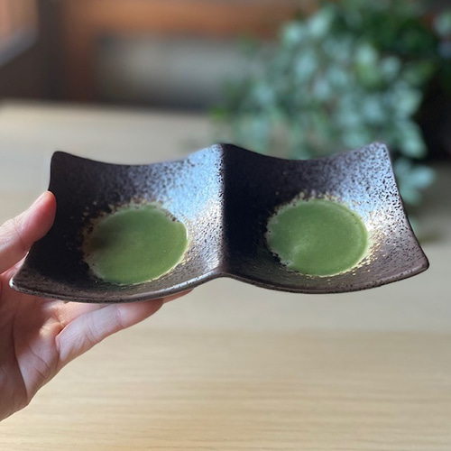 ハンドメイド　木製　二連薬味入れセット 楽天市場】薬味 皿 2 連の通販