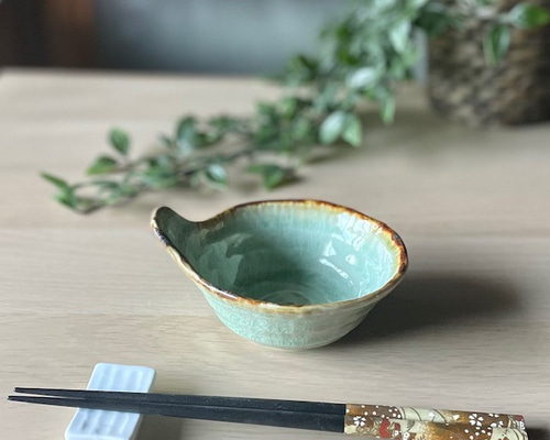 ほっこりビードロの手作り茶碗 ほっこりビードロの手作り茶碗 ビードロ釉4寸茶碗」☆東京銀座