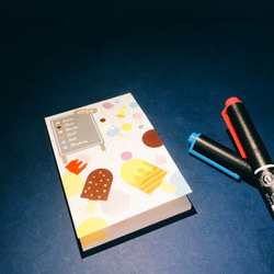 メモ帳追加‼　アイス型ブックマーク メモ　夏　可愛い　6種類×12枚セット　 4枚目の画像