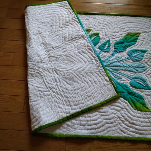 ハワイアンキルトタペストリー タペストリー・壁掛け ししまる