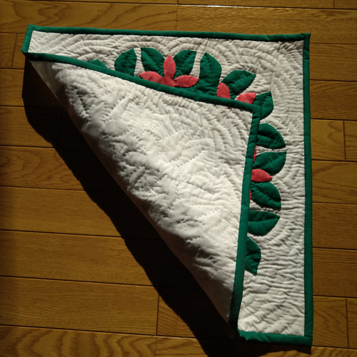 ハワイアンキルト クリスマスタペストリー タペストリー・壁掛け し