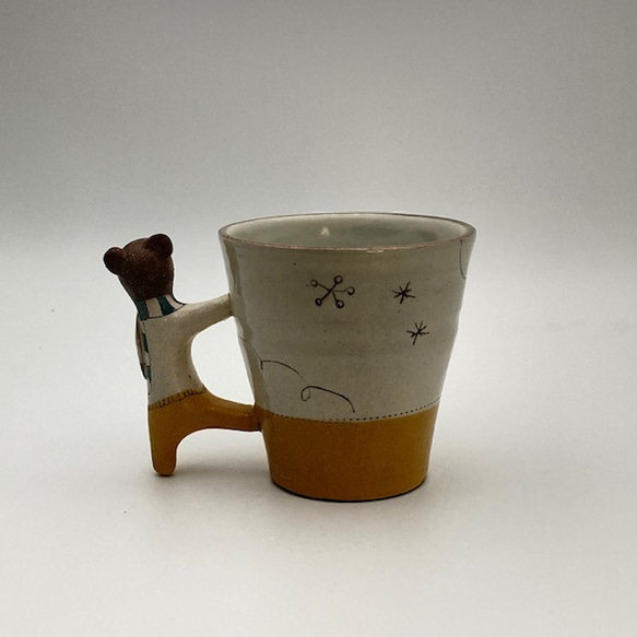 マグカップ・マフラー茶くま　12-4 3枚目の画像