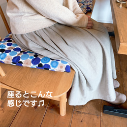 【再販】ベージュの綾織リネンウールのギャザースカート【受注製作】 7枚目の画像