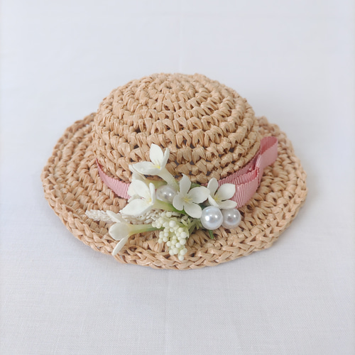 ミニハット ヘアアクセサリー アニバーサリーハット ニューボーン