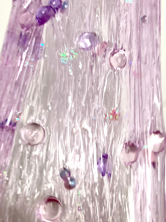 ハンドメイド  スライム　紫陽花 8枚目の画像