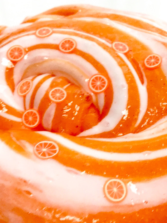 ハンドメイド スライム オレンジマーブル おもちゃ・人形 ORANGE 通販