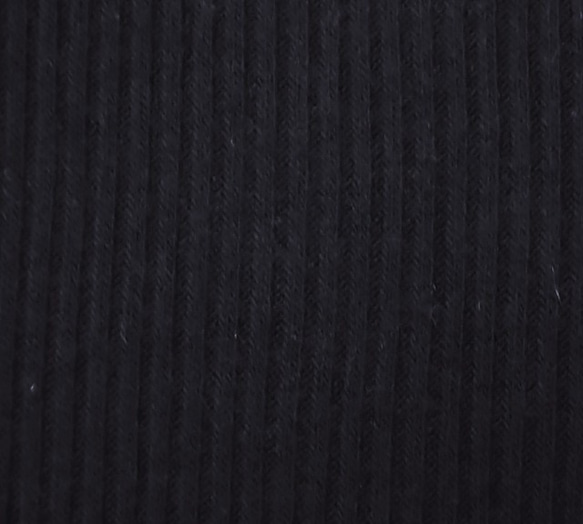 ウール混 リブ織ニット/つば広ルーズキャスケット(ゆったり)◆濃紺 4枚目の画像