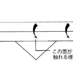 夏のクールスカーフ　夏空青白い花　（保冷剤１こ付き） 8枚目の画像