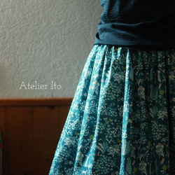 Liberty:yoshie チュチュみたいなギャザースカート 2枚目の画像
