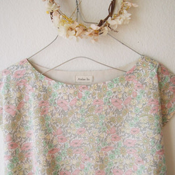 Liberty：罌粟花和雛菊法式袖襯衫 第2張的照片