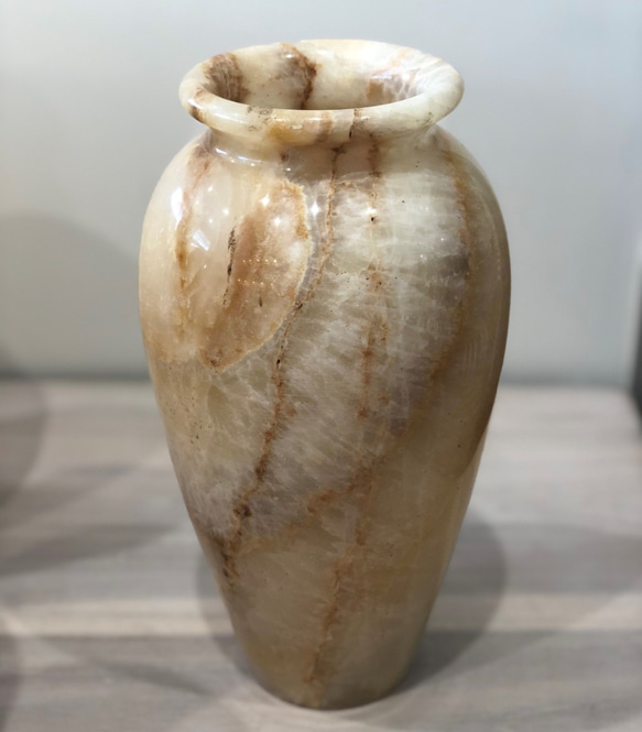 大理石の花瓶 高麗大理石壺 KOREA IL SHIN STONE 1982 花瓶 - メルカリ