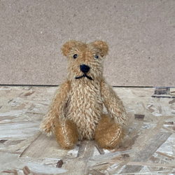 国内作家 アンティーク風テディベア ぬいぐるみ ぴーなつふぁく