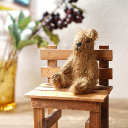 国内作家　アンティーク風ベア 国内作家 アンティーク風テディベア ぬいぐるみ ぴーなつふぁく