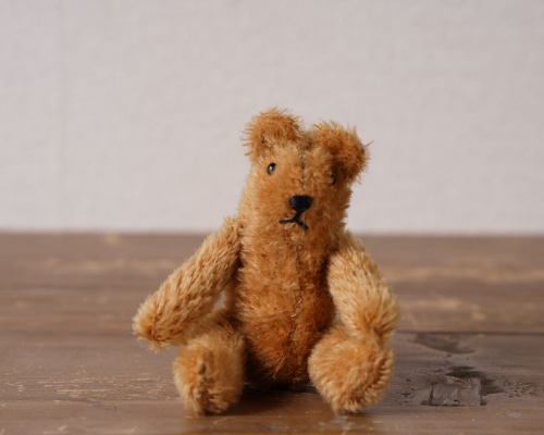 アンティーク イエローテディベア 小さなピーナツベア ピーナッツベア