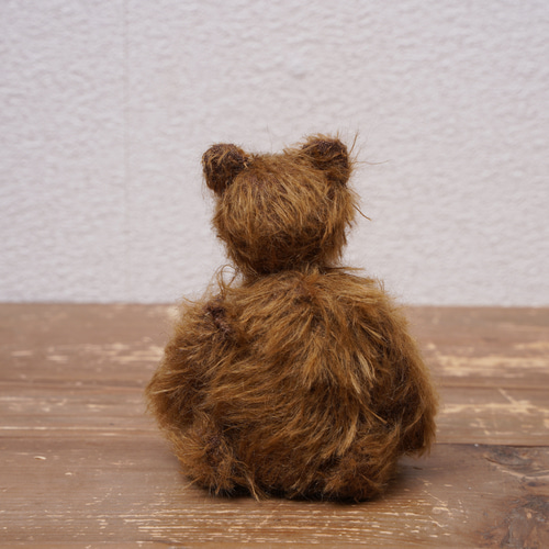 ハンドメイド ビンテージ風 テディベア 手作りベア ぬいぐるみ