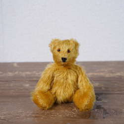 国内作家 アンティーク風テディベア ぬいぐるみ ぴーなつふぁくとりー