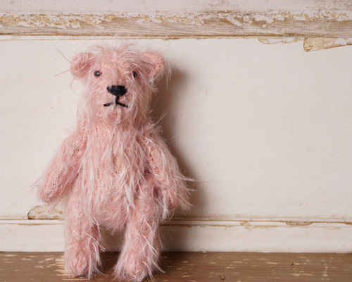 アンティーク ピンク ベア 0_6e28d1d571d1329c9ed4c4d138f8