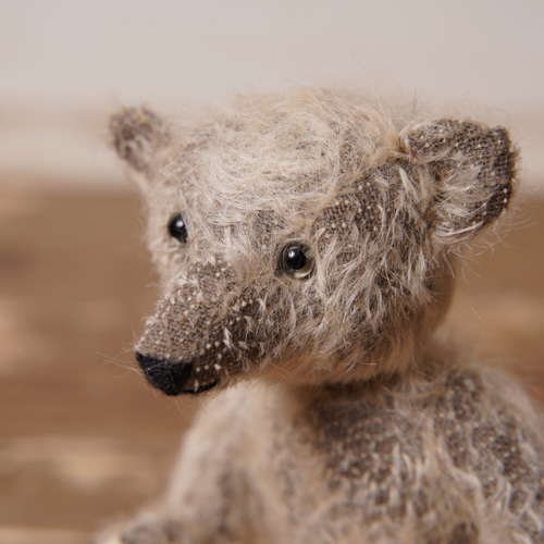 国内作家 アンティーク風テディベア ぬいぐるみ ぴーなつふぁく 国内作家 アンティーク風テディベア ぬいぐるみ ぴーなつふぁく