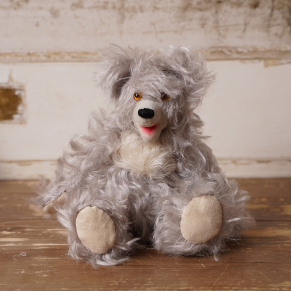 テディベア/国内作家さま/モヘア/クリームベア