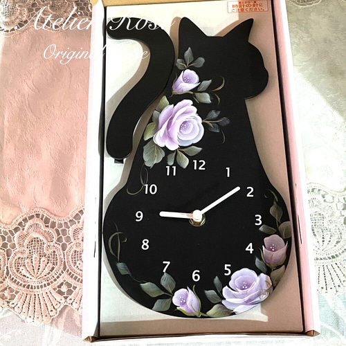 ♡再販しました!しっぽが揺れる♪手描きの薔薇 ホワイトローズ ♡再販しました!しっぽが揺れる♪手描きの薔薇 ホワイトローズ