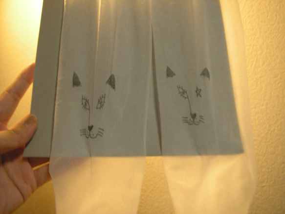 猫科のタイツ（薄手）yumiさまオーダー分 1枚目の画像