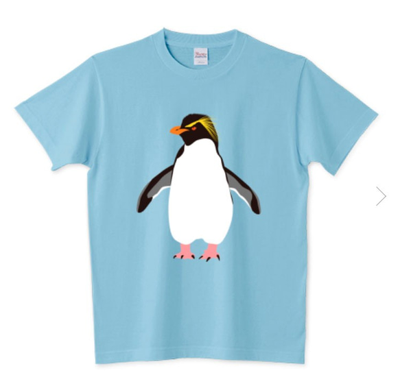 イワトビペンギンTシャツ［男女兼用タイプ］ 2枚目の画像