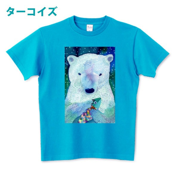 シロクマ先輩 Tシャツ【男女兼用タイプ】 2枚目の画像