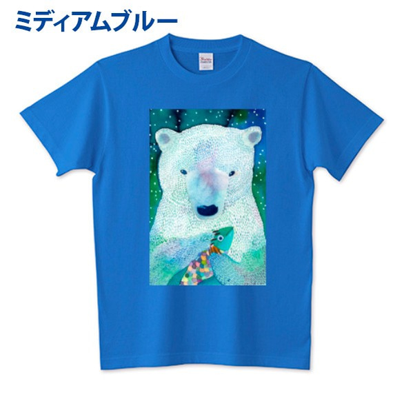 シロクマ先輩 Tシャツ【男女兼用タイプ】 3枚目の画像