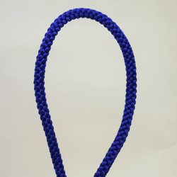 ポリエステルコード（江戸打ち紐）太 ブルー巾5㎜×10m 2枚目の画像