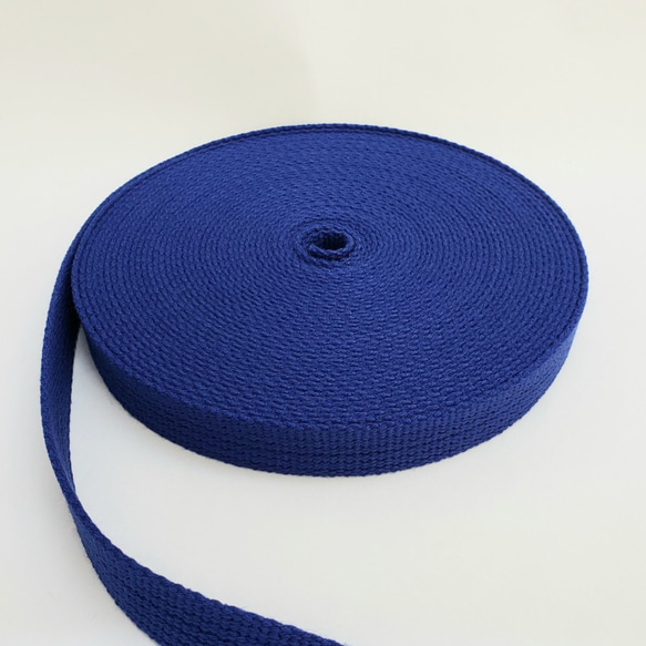 【特価品】 手芸用アクリルテープ巾20mm×厚さ2ｍｍ×10m巻ブルー 1枚目の画像
