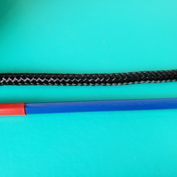 ポリエステルF16打ロープ黒8㎜100m巻き 3枚目の画像