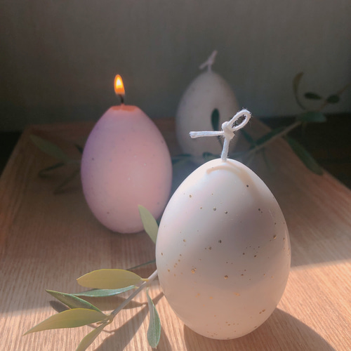 1個売り】イースターエッグキャンドル ソイキャンドル キャンドル
